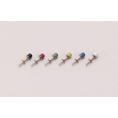 【SC-2-1 黒】[受注生産品]カラーチェック端子 黒(1パック100本入)