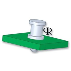 【PST-6-01】TEARDROP PUSH SPACER NYLON 6.6 9.5MM