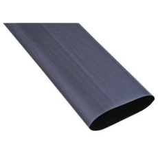 【EPS200-1/2-6-BLACK-10 PCPKS】HEAT SHRINK TUBING 0.5IN ID PO BLACK PK10 6IN PIECES