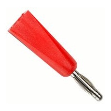 【5936-2】BANANA PLUG 2MM 5A SOLDER RED PK10