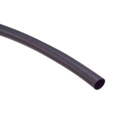 【MW-1/8-6-BLACK-10 PCPKS】HEAT-SHRINK TUBING 2.5:1 3.18MM BLACK