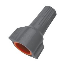 【30-1261J】TERMINAL CONN TWIST ON GRAY/ORG