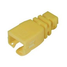 【TDS8CVR-YL】STRAIN RELIEF BOOT RJ45 PLUG PP YLW