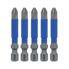 【70269】IMPACT BIT PH2 1/4 DR 2 LG 5PK