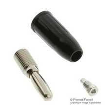 【476-103】BANANA PLUG 15A STUD BLACK