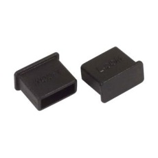 【CVRUSB-A】PROTECTIVE COVER USB-A PLUG 10PK BLK