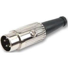 【610-0600】DIN AUDIO/VIDEO CONN PLUG 6POS