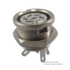 【650-0600】DIN AUDIO/VIDEO CONN JACK 6POS