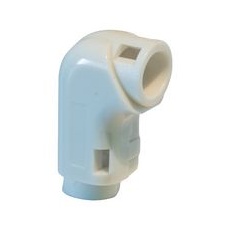 【PS90WH】90DEG PATCH LEAD ADAPTER WHITE CABLE