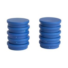 【RM768/BLU】MARKER MAGNET 30MM X 7MM BLU PK10