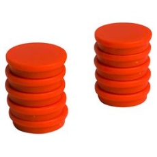 【RM768/O】MARKER MAGNET 30MM X 7MM ORG PK10