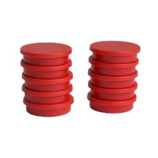 【RM768/R】MARKER MAGNET 30MM X 7MM RED PK10