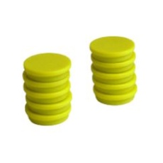 【RM768/Y】MARKER MAGNET 30MM X 7MM YEL PK10