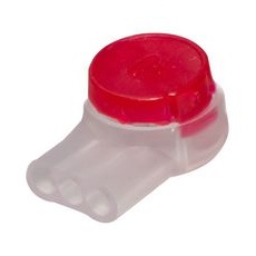 【XJRBQ#100】WIRE SPLICE CONN 19-26 AWG RED/TRANS