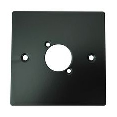 【KPHD11.5】FACEPLATE XLR CONN 1PORT STEEL BLACK