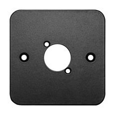【KPHD110】FACEPLATE XLR CONN 1PORT STEEL BLACK