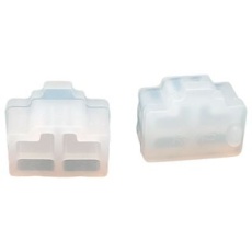 【XSDC45CLR】DUST CAP RJ45 SKT CLR SILICONE RUBBER