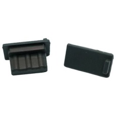 【XSDCUABK】DUST CAP USB A SKT/BLK SILICONE RUBBER