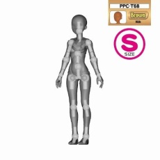 【PPC-T68】PPC-T68 1/12素材ちゃん Sサイズ 褐色