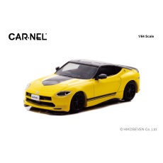【CN640040】CN640040 CARNEL 1/64 日産 フェアレディ Z Version ST Customized Edition 2023 Ikazuchi Yellow / Super Black