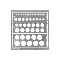 【74150】モデリングテンプレート(円1～12.5mm)