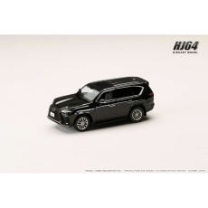 【HJ644061BGK】HJ644061BGK HJ64 1/64 レクサス LX600 Fスポーツ グラファイト ブラック/ ブラック インテリア