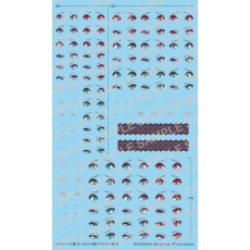 【MD020D】MD020D メガミデバイス瞳デカールセット20 皇巫 アマテラス 日蝕 用