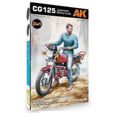 【AK35027】AK35027 AKインタラクティブ 1/35 125cc スポーツバイク ライダーフィギュア付属