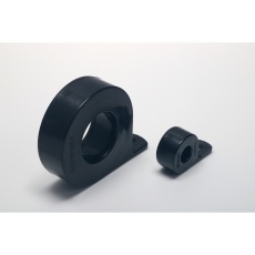 【ESD-R-25DB】固定用カバー付きフェライトコア 内径13.9黒