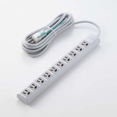 【T-Y135NDA】3ピン抜け止め10口タップ