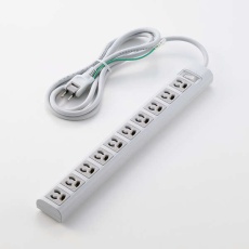 【T-Y3A-31020WH】3ピン抜け止め10口タップ