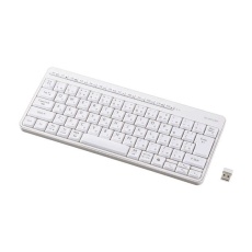 【TK-QT11MDMWH】2.4GHz静音ミニキーボード