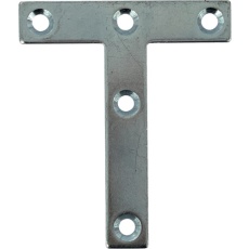 【00069170】DAIDOHANT スリムサポート T字フラット ユニクロ(シルバー) (a)70×(b)12×(c)60×(t)2mm (1個)
