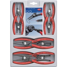 【002004SB】KNIPEX 8本組 精密スナップリングプライヤーセット
