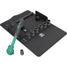 【005531】Wera 8100SB 13 サイクロップ コンフォートラチェットセット 反転レバー 9.5ミリ、インチサイズ