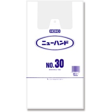 【006645801】HEIKO レジ袋 ニューハンドハイパー NO.30 100枚入り