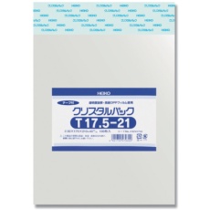 【006741710】HEIKO OPP袋 クリスタルパック テープ付 T 17.5-21 100枚入り