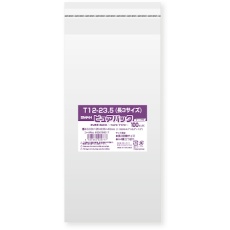 【006798317】スワン OPP袋 ピュアパック テープ付き 12-23.5(長3サイズ) 100枚入り