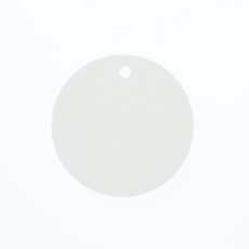 【007232500】HEIKO ペーパータグ 白無地 丸 50mm 50枚入り