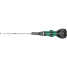 【007901】Wera 1834クラフトフォームボールグリップスロット付きドライバー 1.0X6.0X150mm