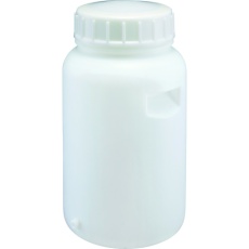 【009638】瑞穂 ポリタンク 取手付き 広口瓶 50L+3/8ソケット加工 (ソケット付)
