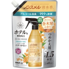 【01423-0】白元 ノンスメル清水香 金木犀の香り 詰め替えパウチ600ML