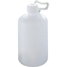 【02505】サンプラ PE取手付細口瓶 5L