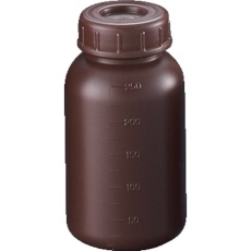 【02911C】サンプラ PE広口遮光瓶 250ml (100個入)
