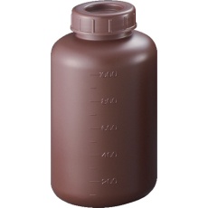 【02913C】サンプラ PE広口遮光瓶 1L (50個入)