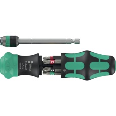 【051513】Wera ラチェット式ドライバー クラフトフォーム コンパクト 20 RA-R