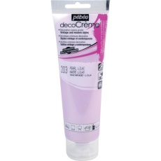 【089203】Pebeo デコクリーム 120ml パール色 ライラック