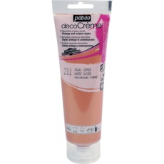 【089211】Pebeo デコクリーム 120ml パール色 コッパー