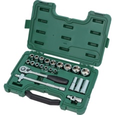 【09005】SATA 6角ソケットレンチセット 差込角12.7mm (23点)