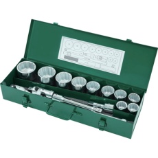 【09015】SATA 12角ソケットレンチセット 差込角19mm (15点)